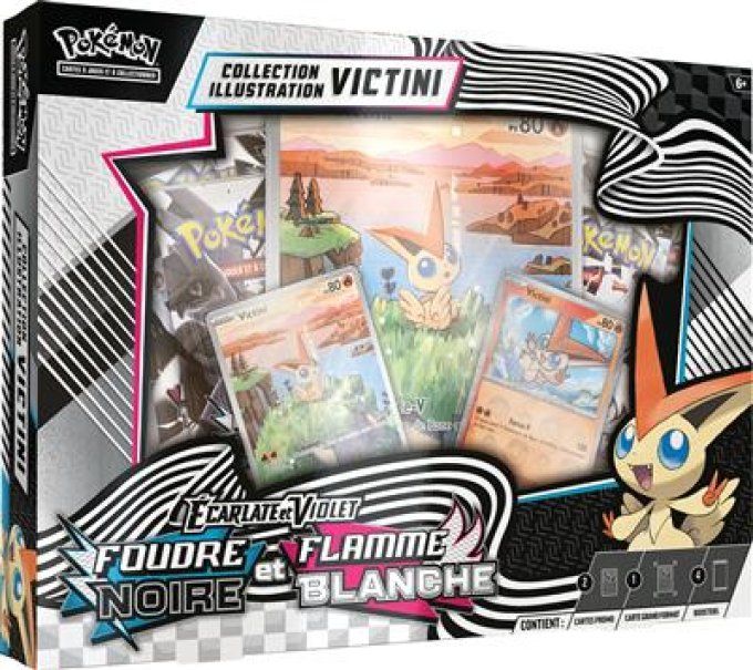 Pokémon: Coffret victini ev10.5 Foudre Noire&Flamme Blanche